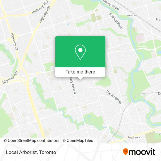 Local Arborist map