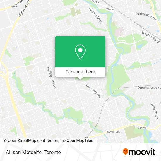 Allison Metcalfe map