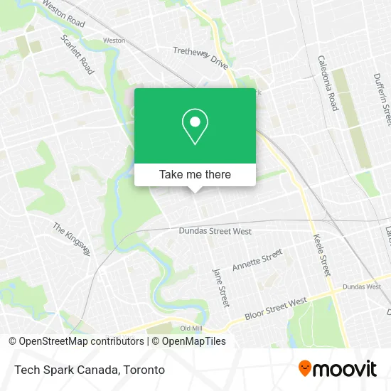 Tech Spark Canada map