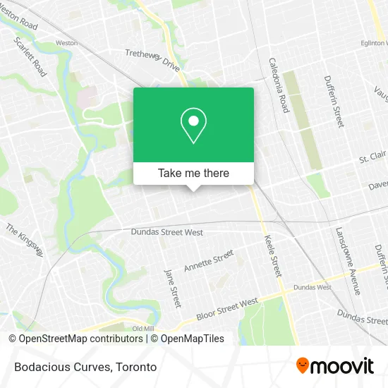 Bodacious Curves map