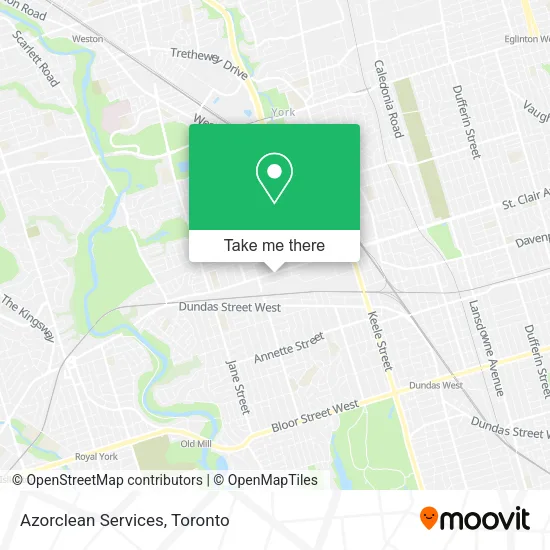 Azorclean Services map
