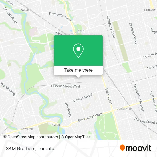 SKM Brothers map
