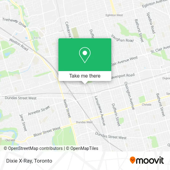 Dixie X-Ray map