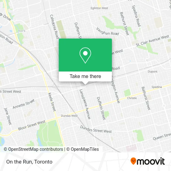 On the Run map