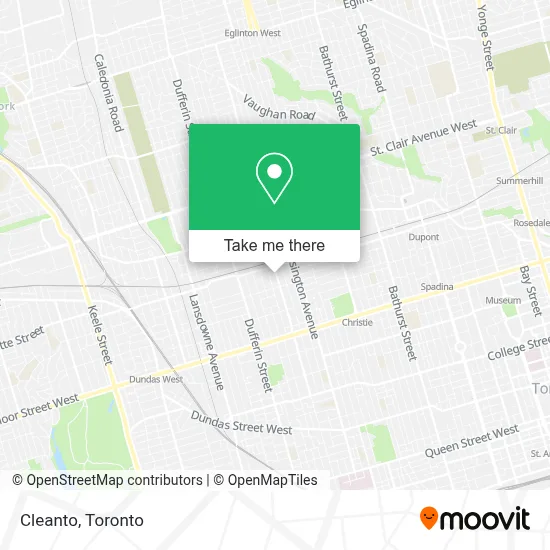 Cleanto map