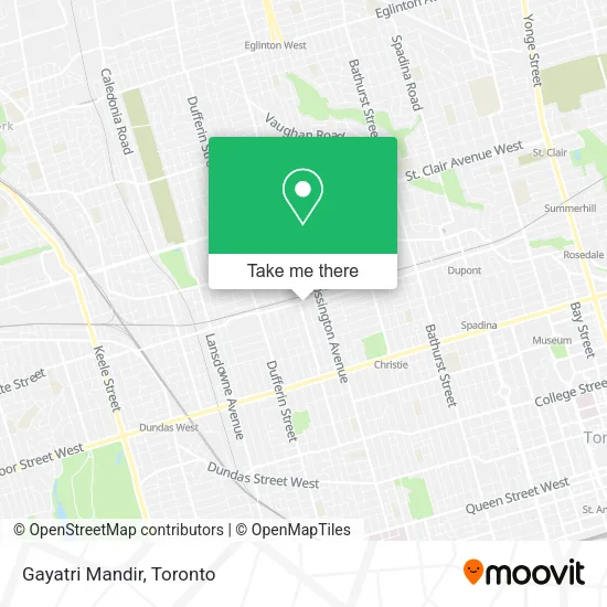 Gayatri Mandir map