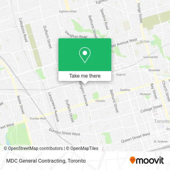 MDC General Contracting map