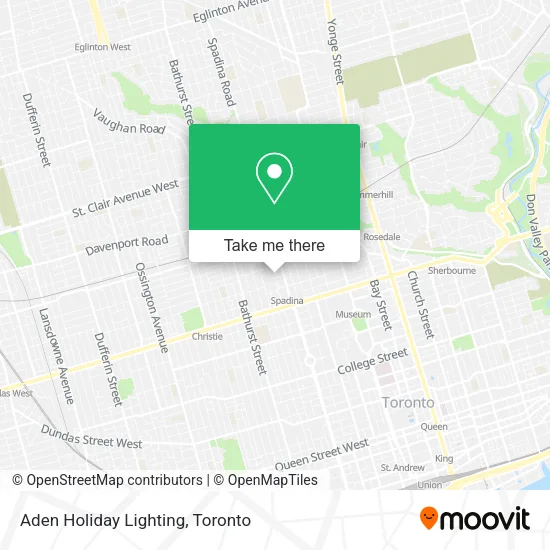 Aden Holiday Lighting map