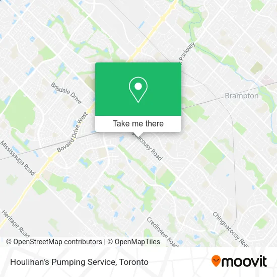 Houlihan's Pumping Service map