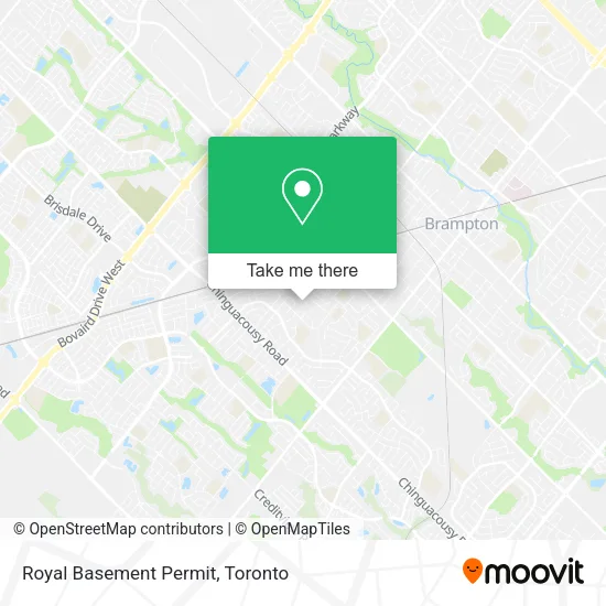 Royal Basement Permit map