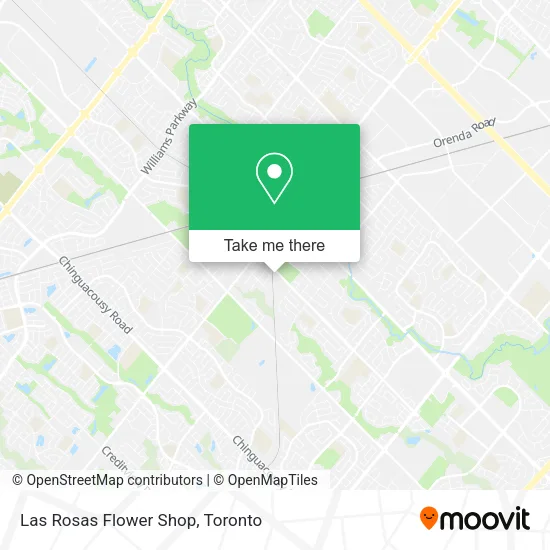 Las Rosas Flower Shop map