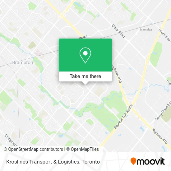 Kroslines Transport & Logistics map