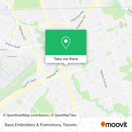 Baya Embroidery & Promotions map