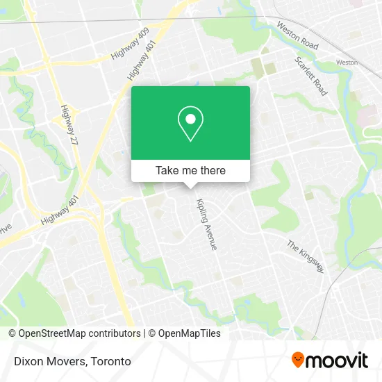Dixon Movers map