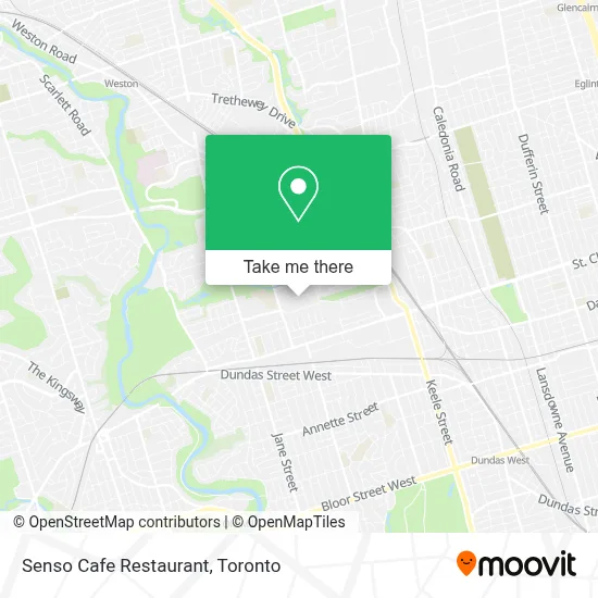 Senso Cafe Restaurant map