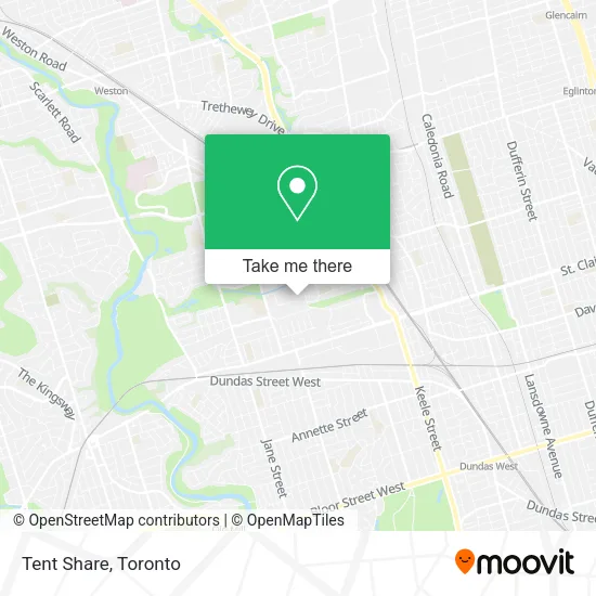 Tent Share map
