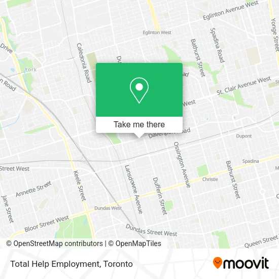 Total Help Employment map