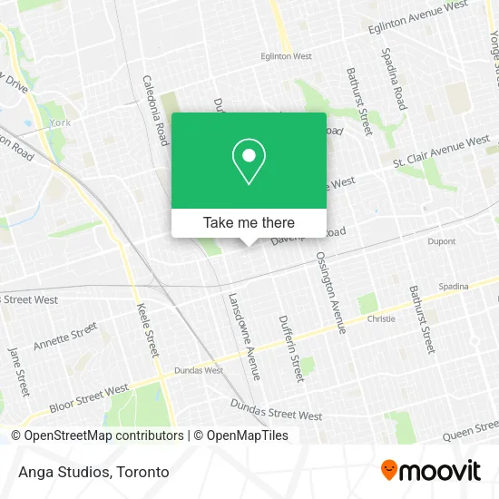 Anga Studios map