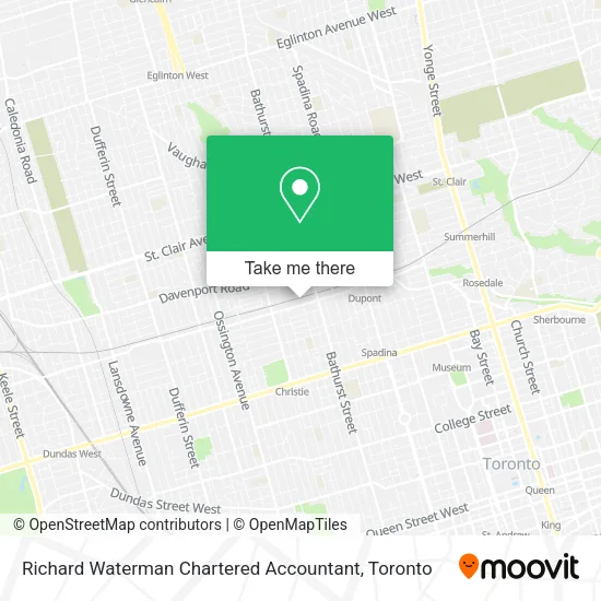 Richard Waterman Chartered Accountant map