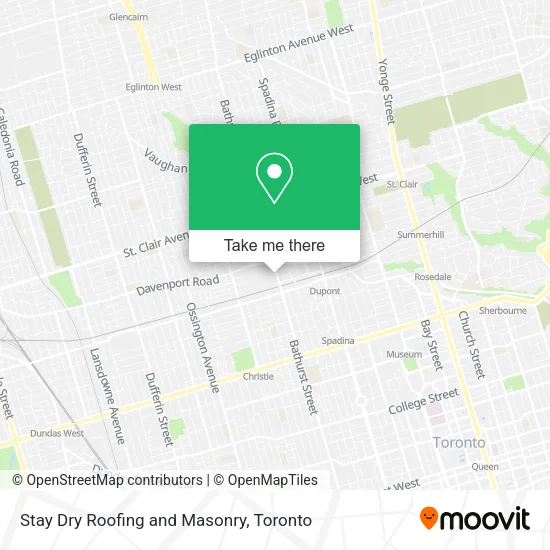 Stay Dry Roofing and Masonry map