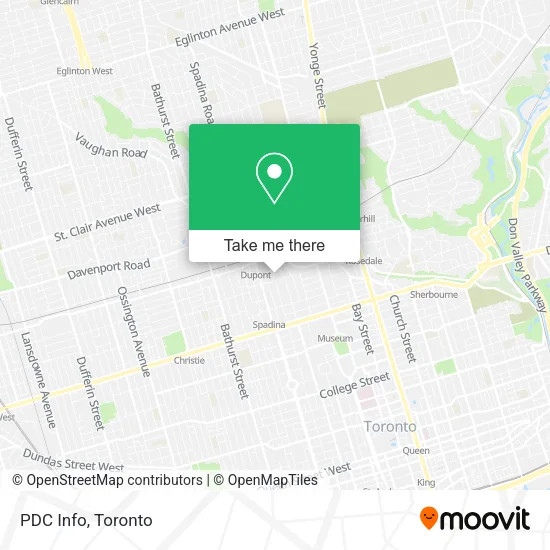 PDC Info map