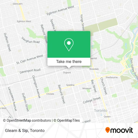 Gleam & Sip map