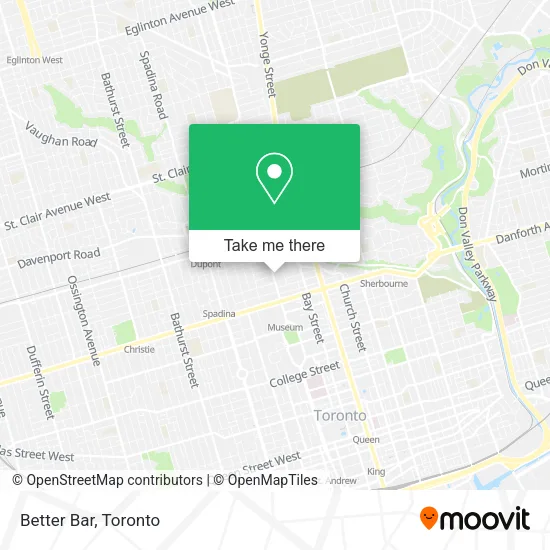 Better Bar map