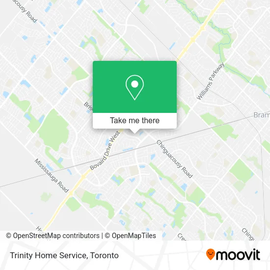 Trinity Home Service map