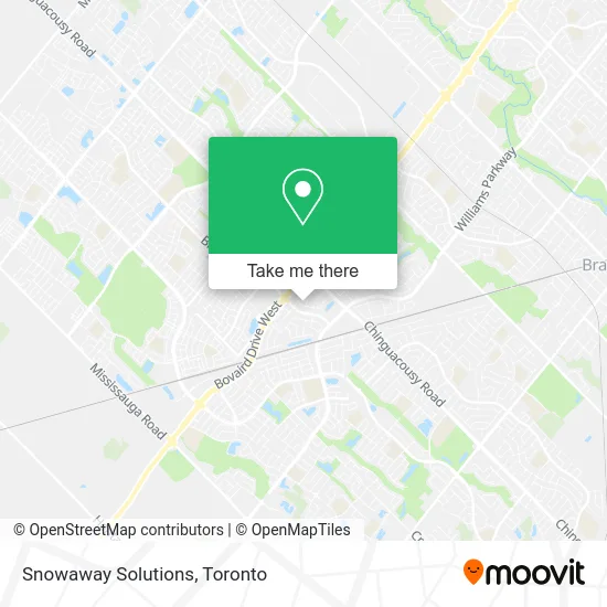 Snowaway Solutions map