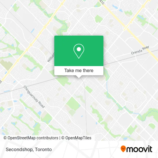 Secondshop map