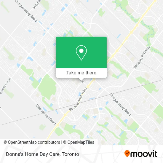 Donna's Home Day Care map