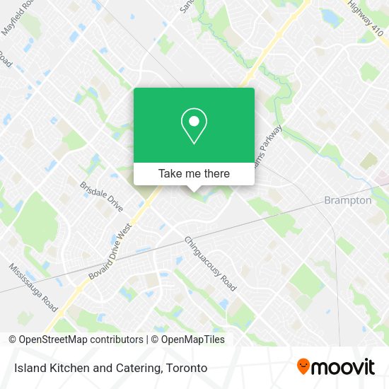 Island Kitchen and Catering map