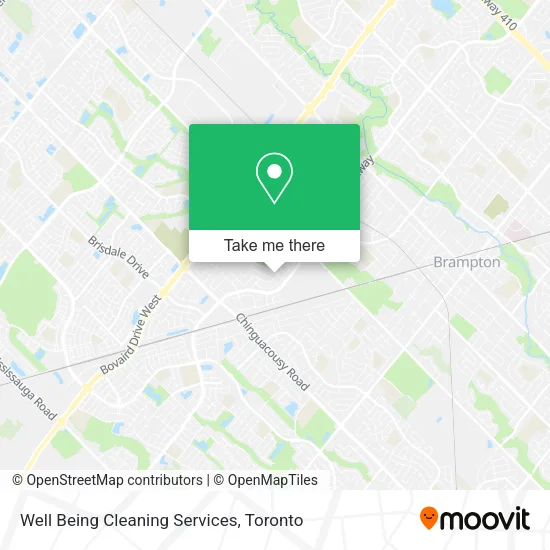 Well Being Cleaning Services map