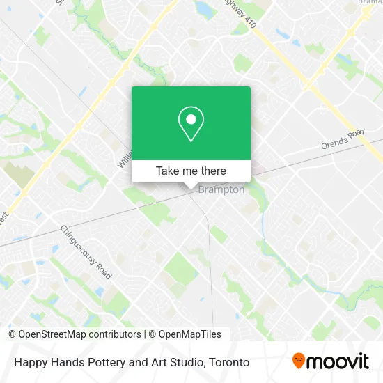 Happy Hands Pottery and Art Studio map