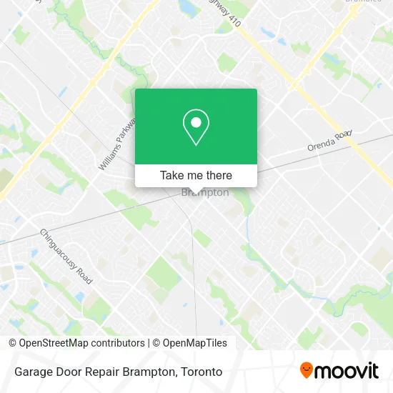 Garage Door Repair Brampton map