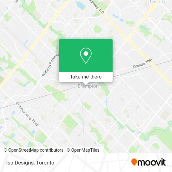 Isa Designs map