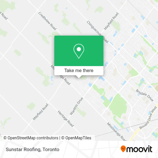Sunstar Roofing map