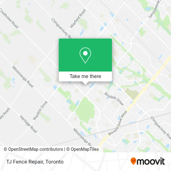 TJ Fence Repair map
