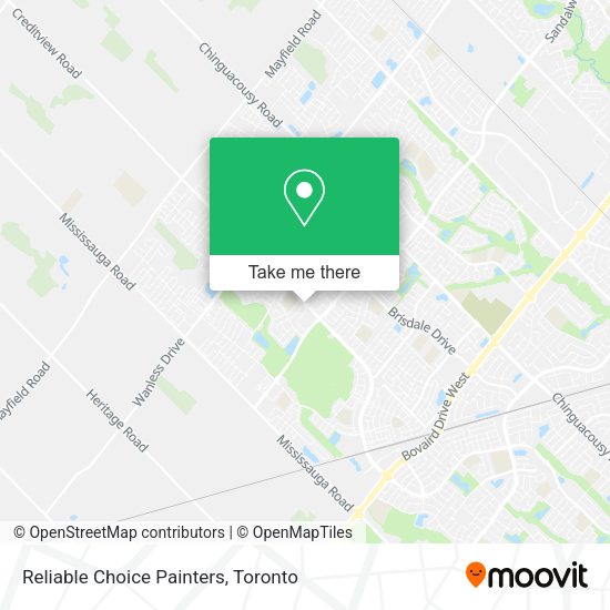 Reliable Choice Painters map