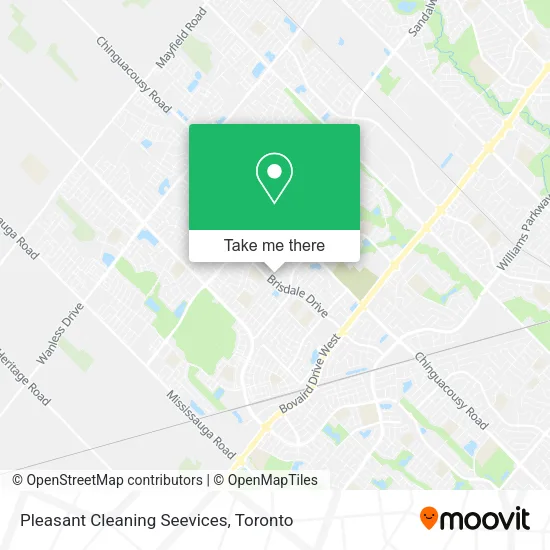 Pleasant Cleaning Seevices map
