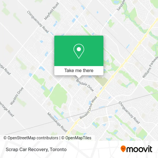 Scrap Car Recovery map