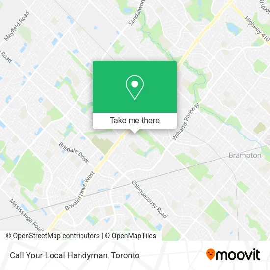 Call Your Local Handyman map