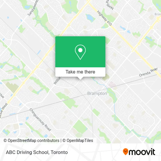 ABC Driving School map
