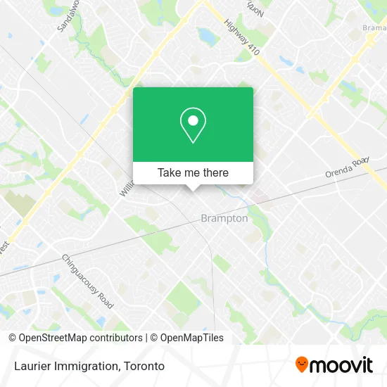 Laurier Immigration map