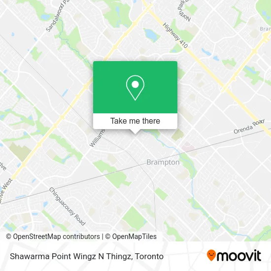 Shawarma Point Wingz N Thingz map