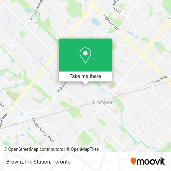 Brownz Ink Station map
