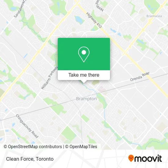 Clean Force map