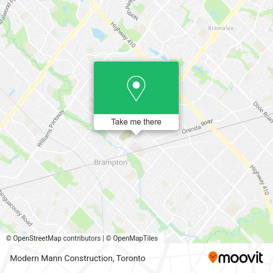 Modern Mann Construction map