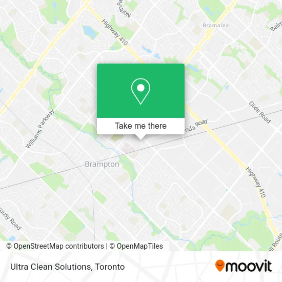 Ultra Clean Solutions map