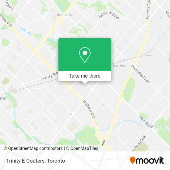 Trinity E-Coaters map